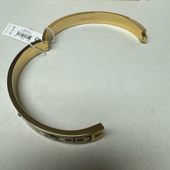 Coach NWT signature enamel hinged bangle - Picture 4 of 5